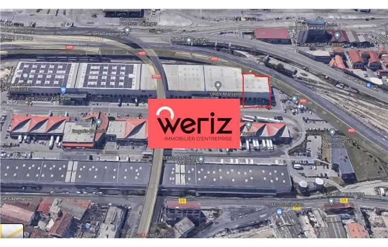 Location d'entrepôt de 1 220 m² à Marseille 2 - 13002 plan - 1