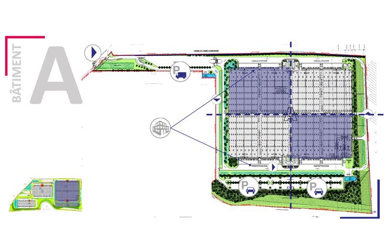 Location d'entrepôt de 100 510 m² à Mer - 41500 plan - 1