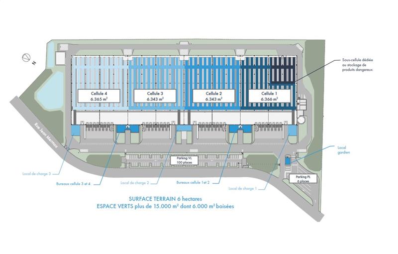 Location d'entrepôt de 26 811 m² à Mer - 41500 plan - 1