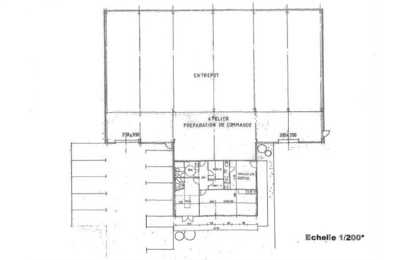 Location d'entrepôt de 1 014 m² à Méré - 78490 plan - 1