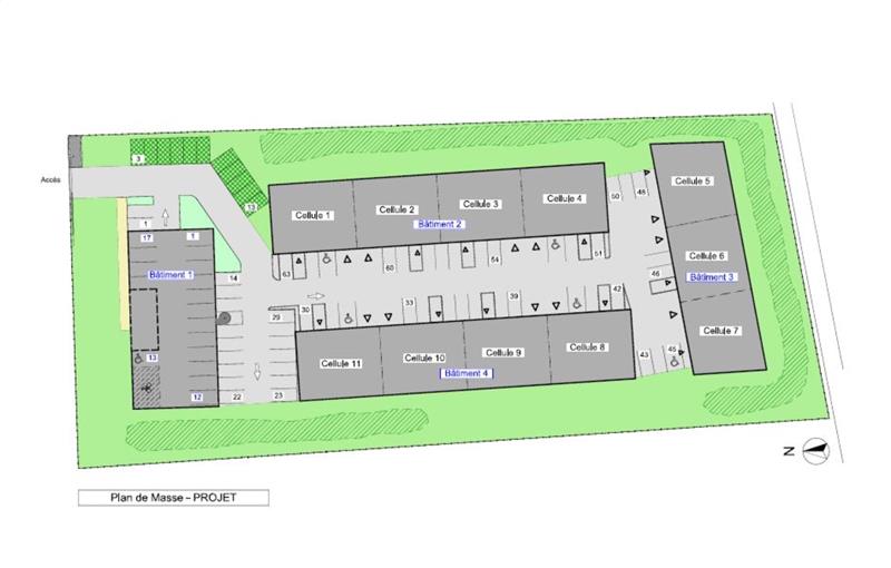 Location d'entrepôt de 580 m² à Mérignac - 33700 plan - 1