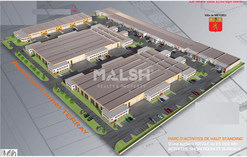 Location d'entrepôt de 2 604 m² à Meyzieu - 69330 plan - 1