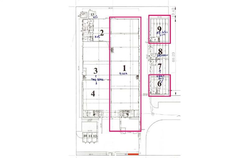 Location d'entrepôt de 310 m² à Meyzieu - 69330 plan - 1