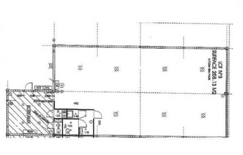 Location d'entrepôt de 285 m² à Mions - 69780 plan - 1