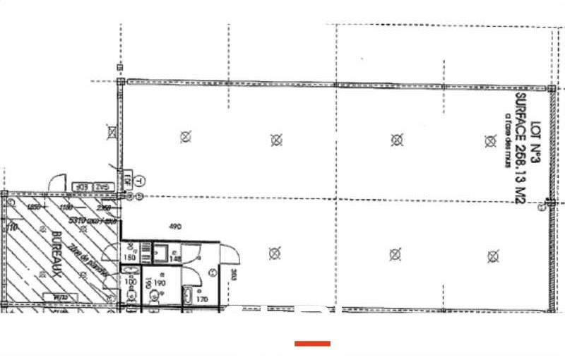 Location d'entrepôt de 258 m² à Mions - 69780 plan - 1