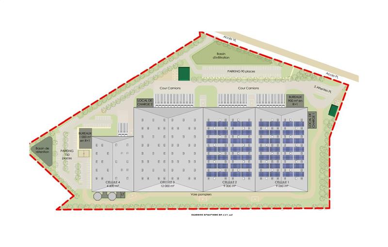 Location d'entrepôt de 17 000 m² à Montbartier - 82700 photo - 1