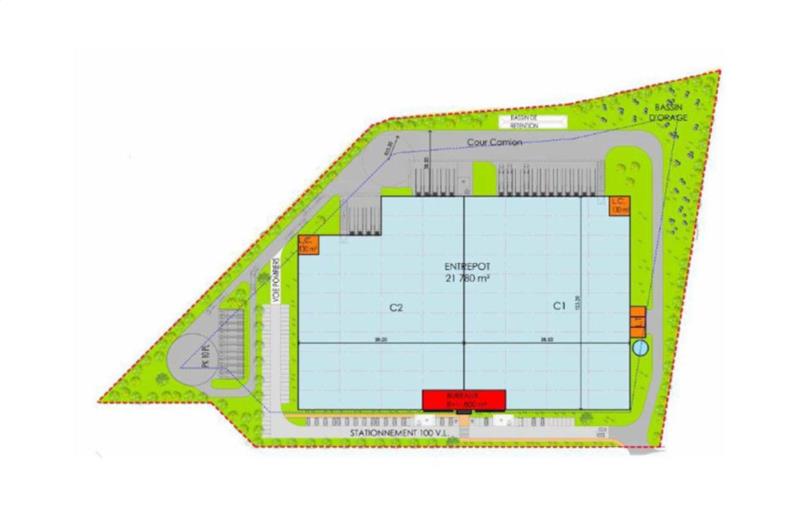 Location d'entrepôt de 26 034 m² à Nanteuil-le-Haudouin - 60440 plan - 1