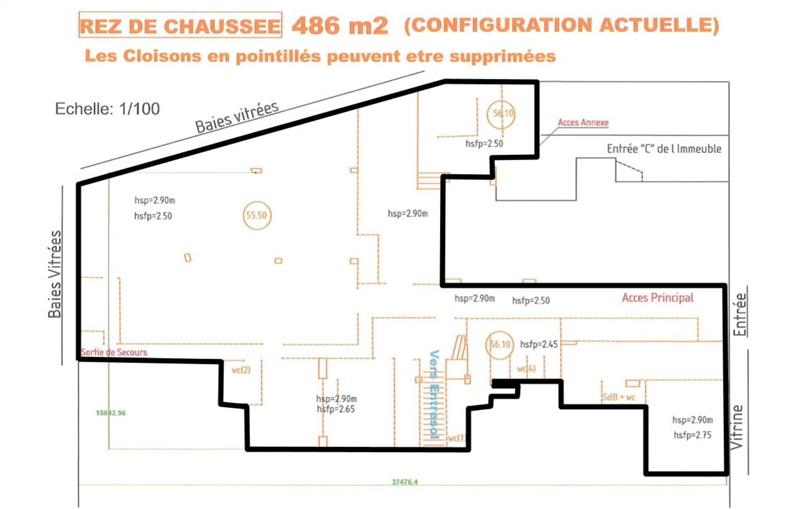 Location d'entrepôt de 500 m² à Nice - 06000 plan - 1