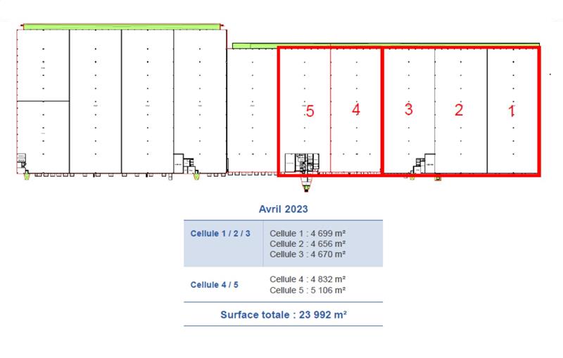 Location d'entrepôt de 51 510 m² à Ormes - 45140 plan - 1