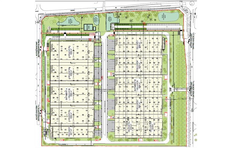Location d'entrepôt de 61 578 m² à Ormes - 45140 plan - 1
