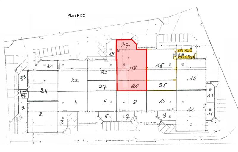 Location d'entrepôt de 559 m² à Palaiseau - 91120 plan - 1