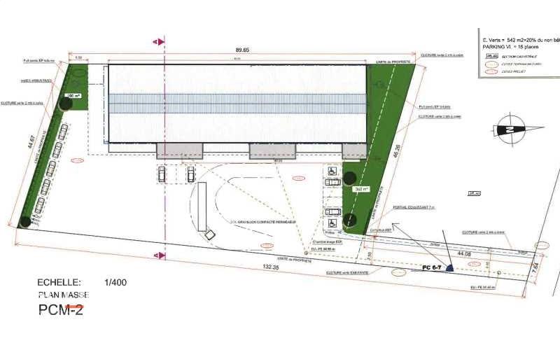 Location d'entrepôt de 300 m² à Pusignan - 69330 plan - 1