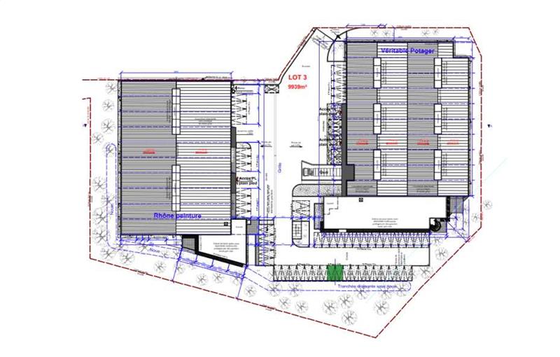 Location d'entrepôt de 2 650 m² à Rillieux-la-Pape - 69140 plan - 1
