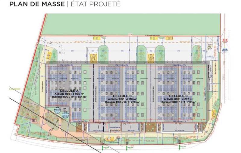 Location d'entrepôt de 13 160 m² à Rillieux-la-Pape - 69140 plan - 1