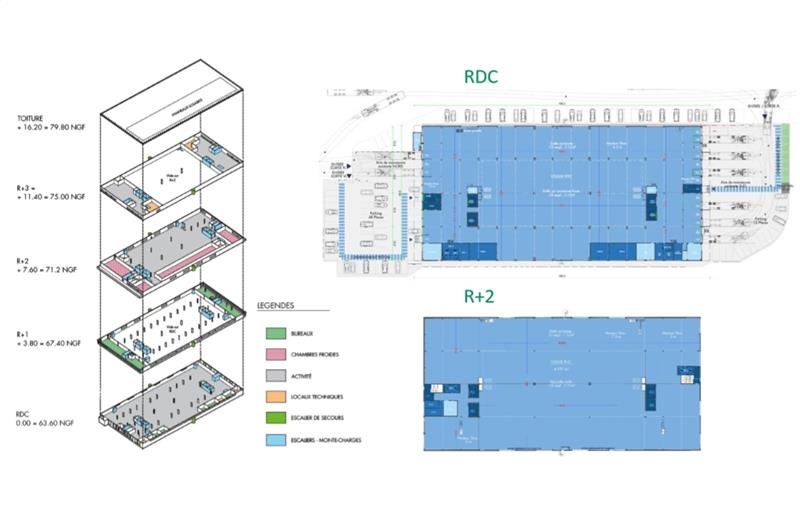 Location d'entrepôt de 12 163 m² à Rosny-sous-Bois - 93110 plan - 1