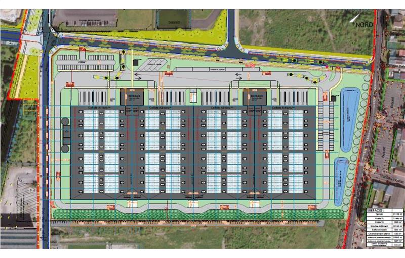 Location d'entrepôt de 25 102 m² à Roubaix - 59100 plan - 1