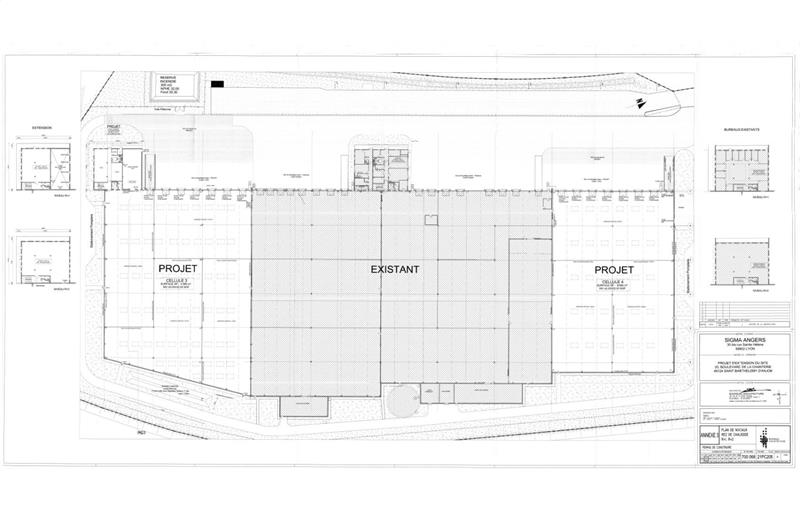 Location d'entrepôt de 3 956 m² à Saint-Barthélemy-d'Anjou - 49124 plan - 1