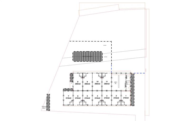 Location d'entrepôt de 630 m² à Saint-Jean-d'Illac - 33127 plan - 1