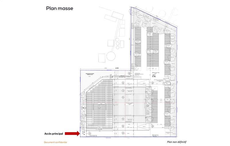 Location d'entrepôt de 660 m² à Saint-Martin-d'Hères - 38400 plan - 1