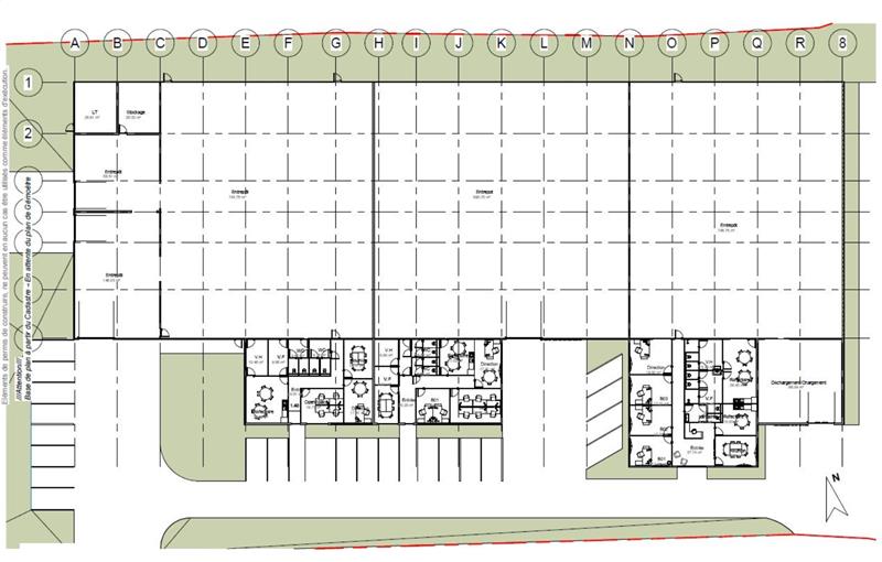 Location d'entrepôt de 2 192 m² à Saint-Nicolas - 62223 plan - 1