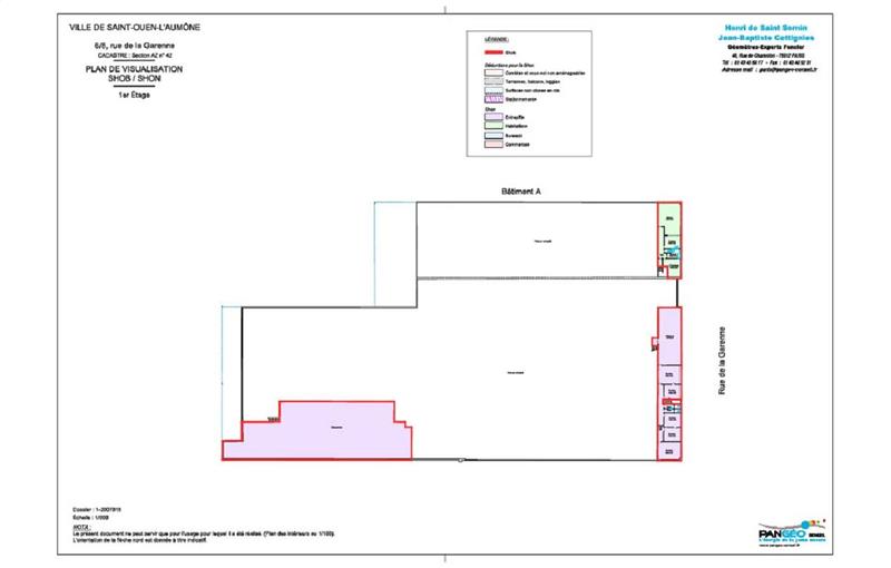 Location d'entrepôt de 1 500 m² à Saint-Ouen-l'Aumône - 95310 plan - 1