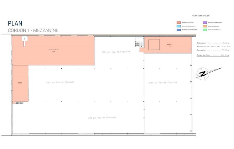 Location d'entrepôt de 2 804 m² à Saint-Ouen - 93400 plan - 1