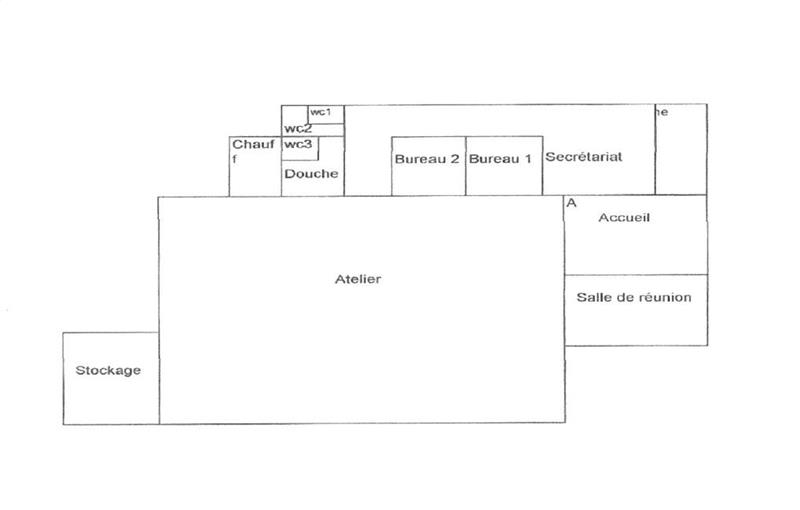 Location d'entrepôt de 441 m² à Saint-Pierre-du-Perray - 91280 plan - 1