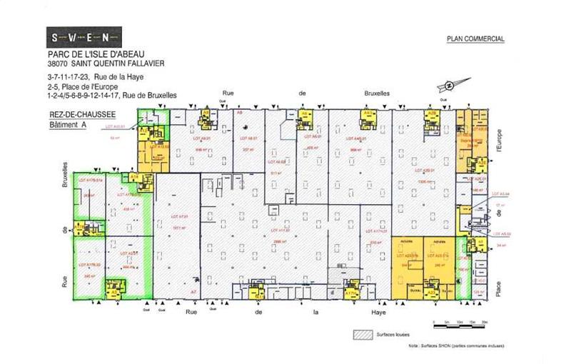 Location d'entrepôt de 4 697 m² à Saint-Quentin-Fallavier - 38070 plan - 1