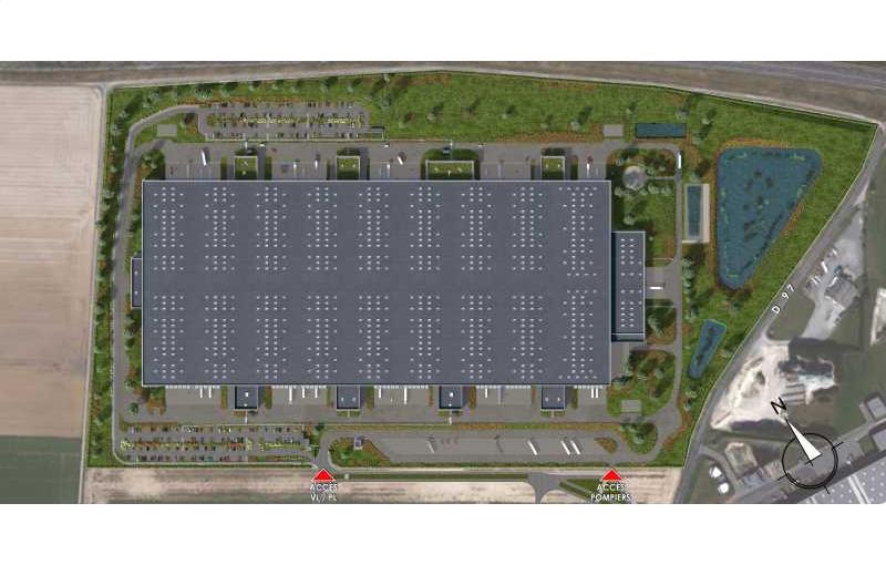 Location d'entrepôt de 30 382 m² à Saint-Sauveur - 80470 plan - 1
