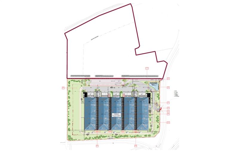 Location d'entrepôt de 31 933 m² à Sainte-Hermine - 85210 plan - 1