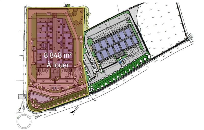 Location d'entrepôt de 8 848 m² à Sauvagnon - 64230 plan - 1