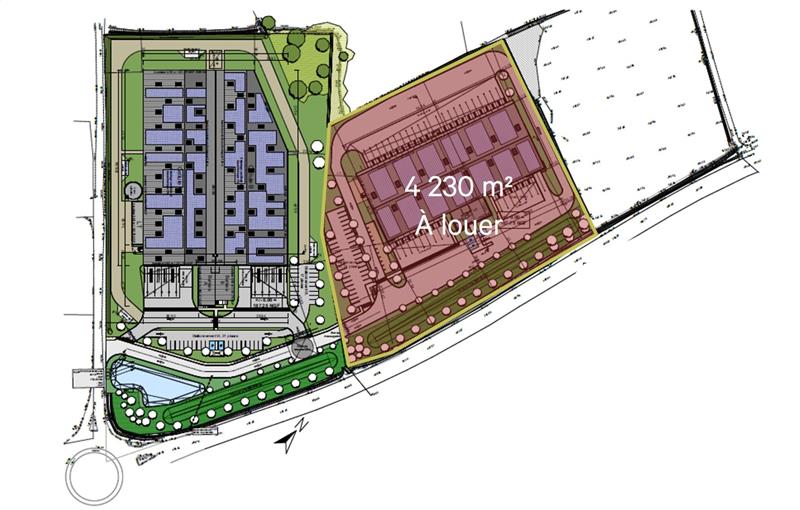 Location d'entrepôt de 4 230 m² à Sauvagnon - 64230 plan - 1