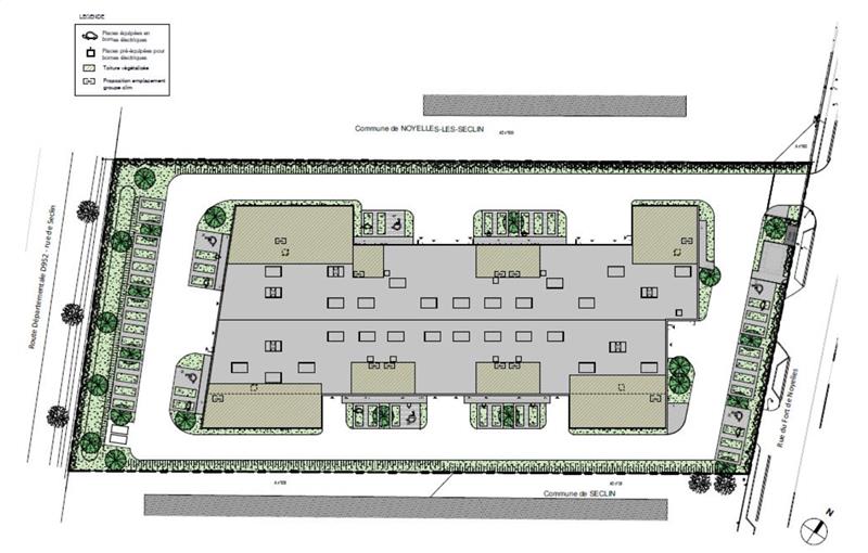 Location d'entrepôt de 3 638 m² à Seclin - 59113 plan - 1