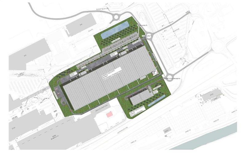 Location d'entrepôt de 62 000 m² à Sochaux - 25600 plan - 1