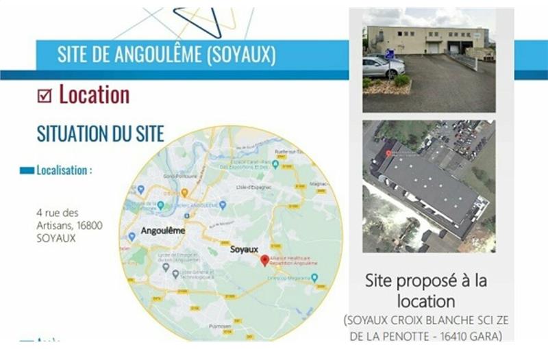 Location d'entrepôt de 2 611 m² à Soyaux - 16800 photo - 1