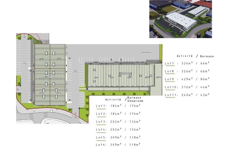Location d'entrepôt de 2 609 m² à Tourcoing - 59200 plan - 1