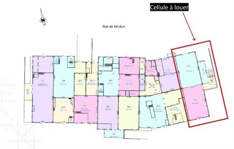 Location d'entrepôt de 904 m² à Villefranche-sur-Saône - 69400 plan - 1