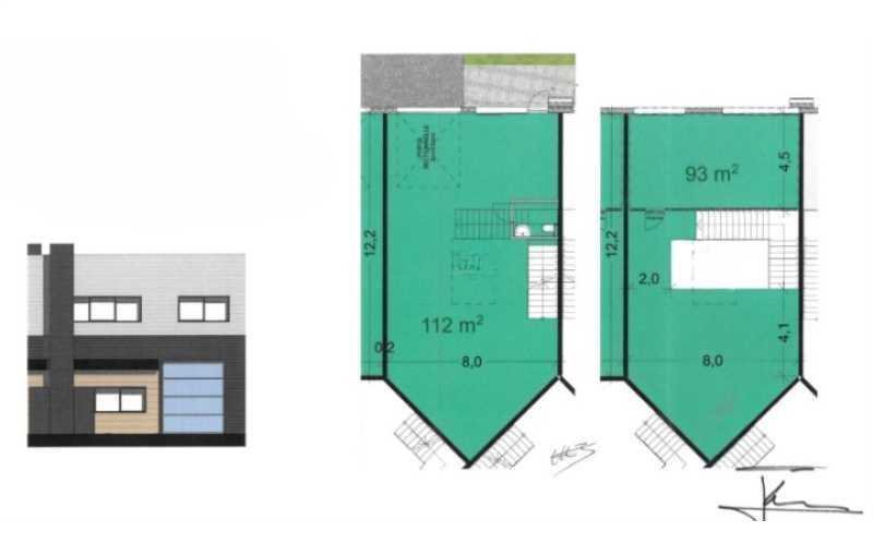 Location d'entrepôt de 205 m² à Villejust - 91140 plan - 1