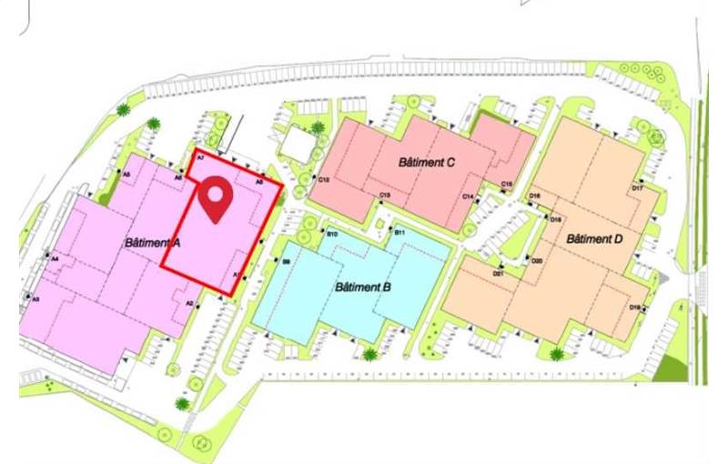 Location d'entrepôt de 2 125 m² à Villeneuve-d'Ascq - 59491 plan - 1