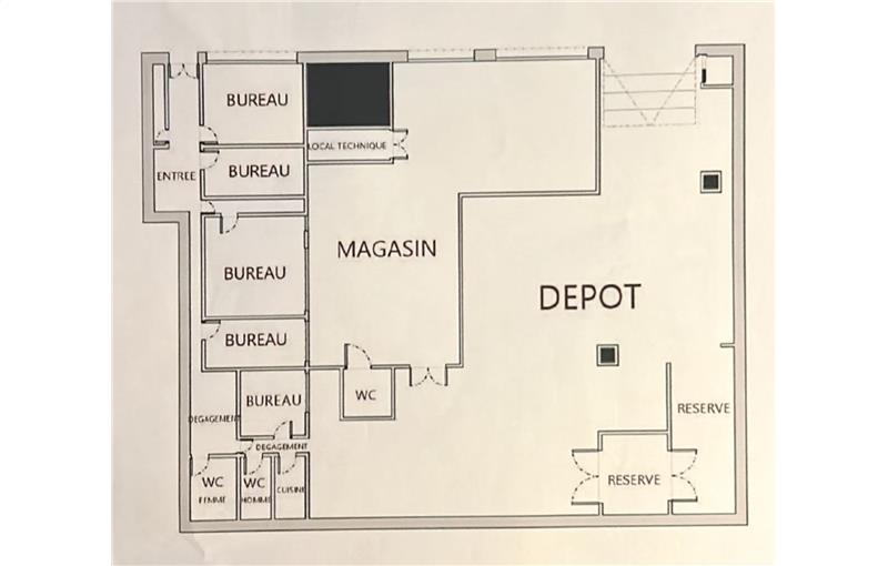 Location d'entrepôt de 1 000 m² à Villeneuve-Loubet - 06270 plan - 1