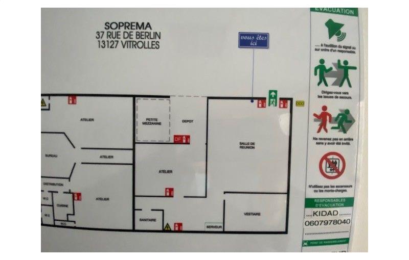 Location d'entrepôt de 150 m² à Vitrolles - 13127 plan - 1