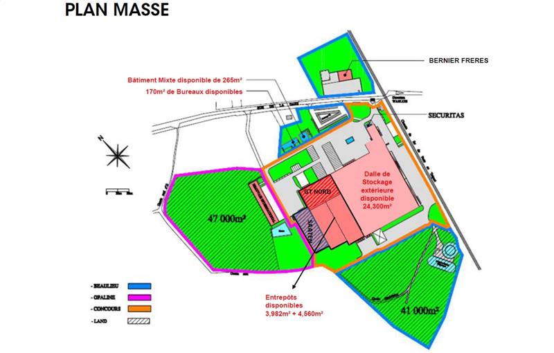 Location d'entrepôt de 4 050 m² à Warluis - 60430 plan - 1