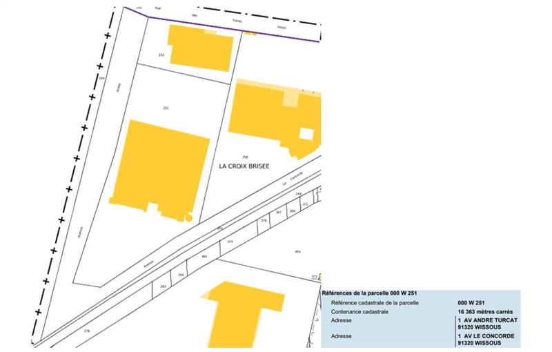 Location d'entrepôt de 8 047 m² à Wissous - 91320 plan - 1