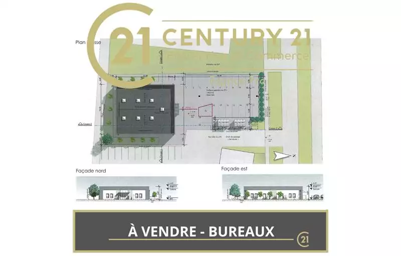 Bureau à vendre de 377 m² à Bayeux - 14400