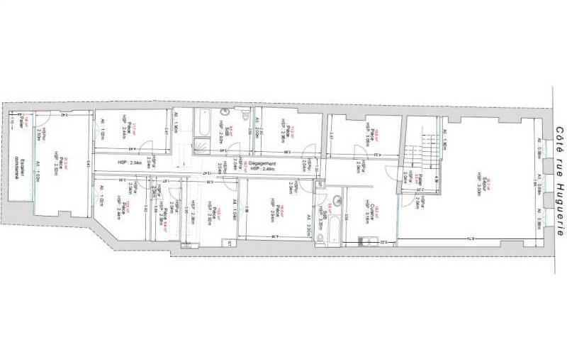 Achat de bureau de 385 m² à Bordeaux - 33000 plan - 1