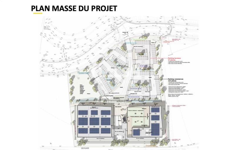 Bureau à vendre de 908 m² à Bourgoin-Jallieu - 38300 plan - 1