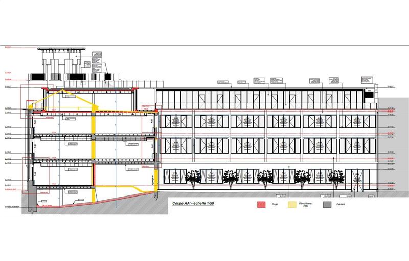 Bureau en vente de 5 324 m² à Lyon 6 - 69006 plan - 1