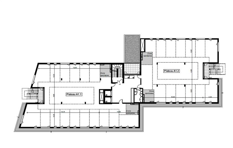 Achat de bureau de 1 254 m² à Rezé - 44400 plan - 1