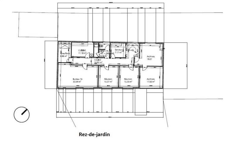 Bureau en vente de 450 m² à Saint-Maur-des-Fossés - 94100 plan - 1