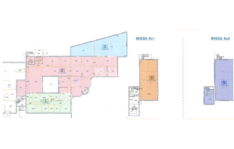 Bureau à acheter de 3 754 m² à Valsonne - 69170 plan - 1